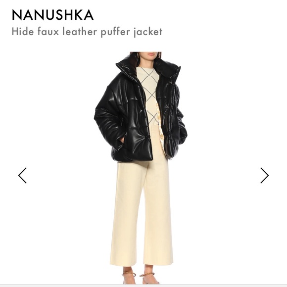 Faux leather Vegan Hide Puffer - Picture 6 of 7